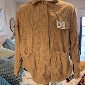 American Eagle Outfitters Tan Corduroy Jacket
